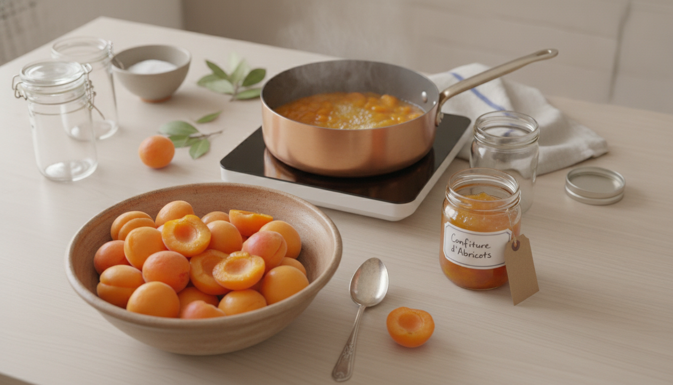 French Apricot Jam: Simple Method, Bright Flavor